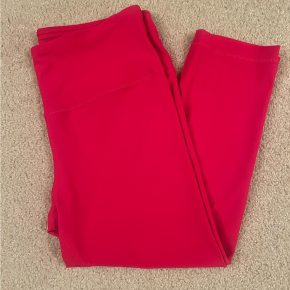 90 Degree By Reflex Pants - NWOT 90 Degree By Reflex Pink Cropped Leggings